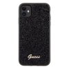Guess GUHCN61PMSDGSK iPhone 11 / Xr 6.1 czarny/black hardcase Disco Metal Script